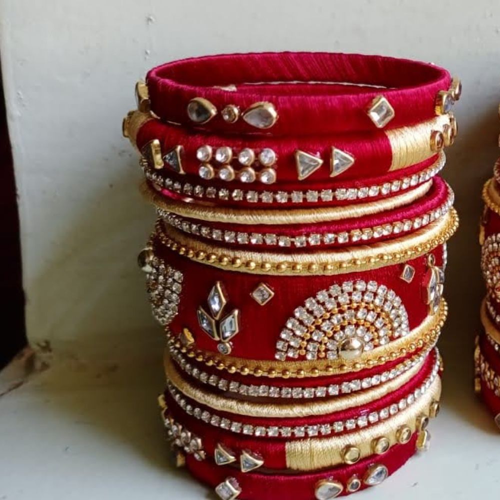 Suhagan Red Bridal Bangles