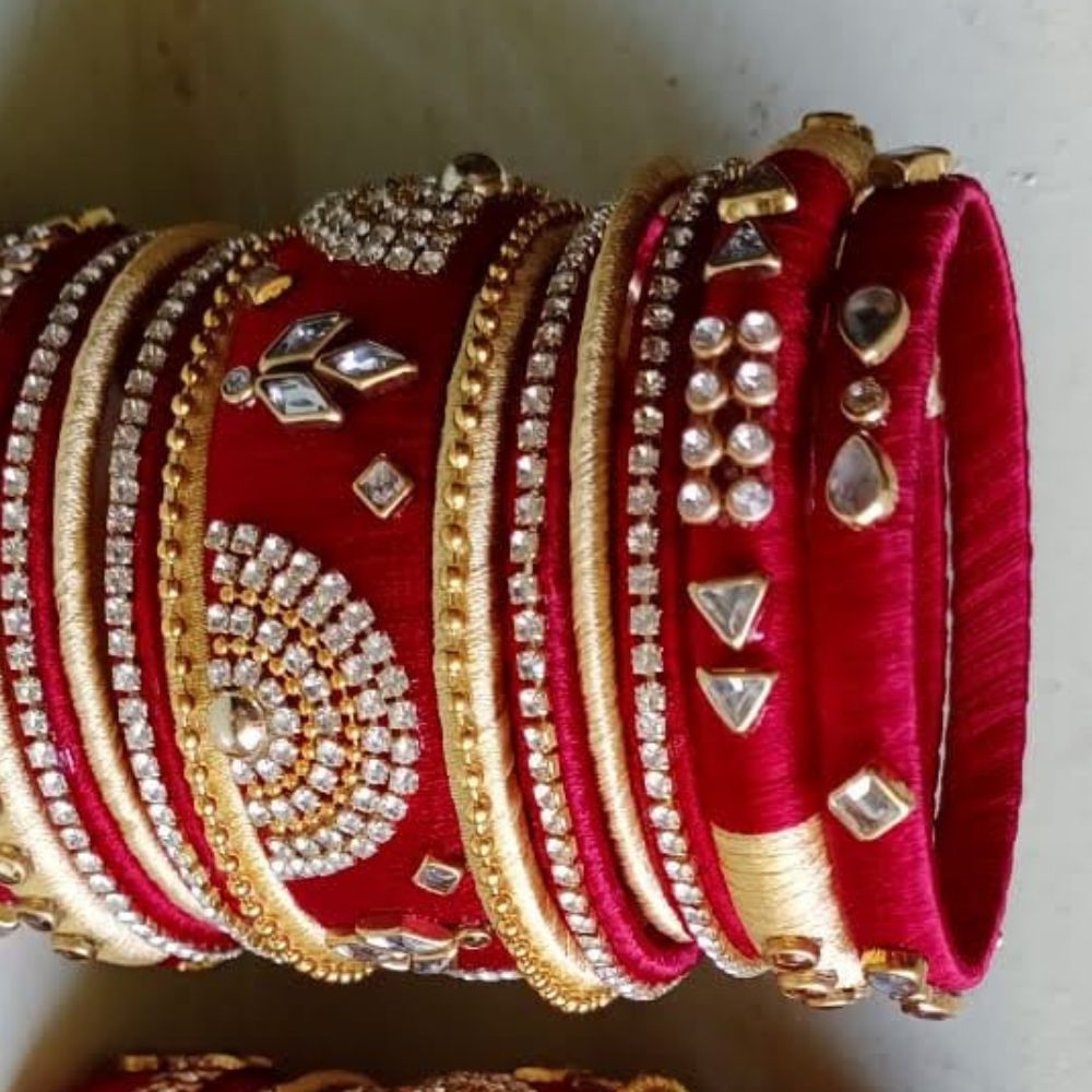 Suhagan Red Bridal Bangles